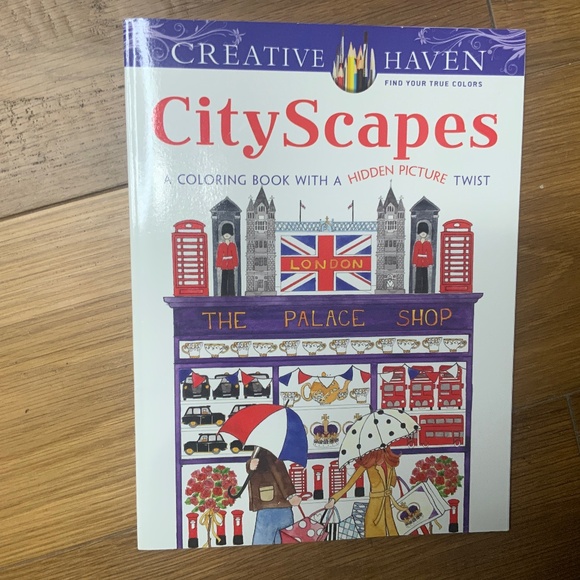 Brand New CityScapes Coloring Book - Picture 1 of 3